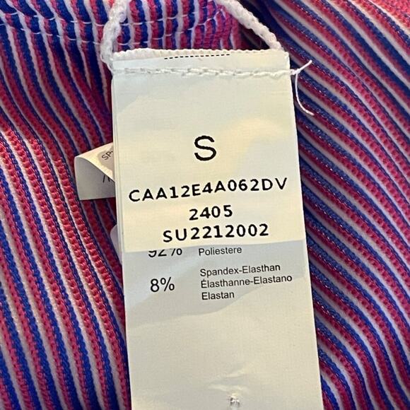 Copied - Cupshe Women’s Small 1 Pc Swimsuit Pink Blue Ombre Scoop Neck O-Ring - Picture 5 of 8